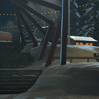 Фон штаба «Зимний парк»